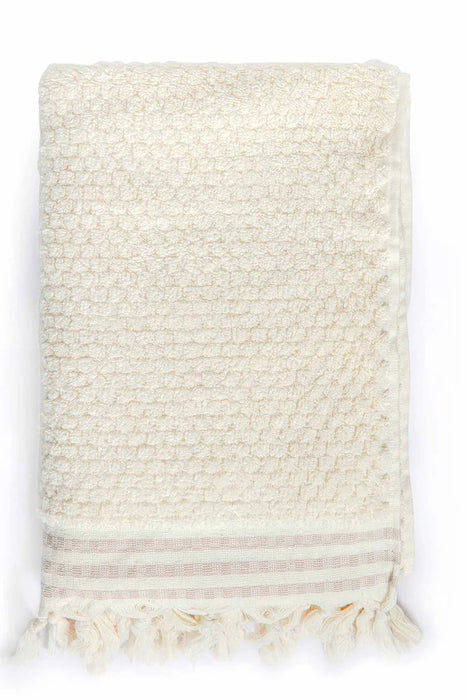 Miss April | Pompom Turkish Cotton Bath Sheet