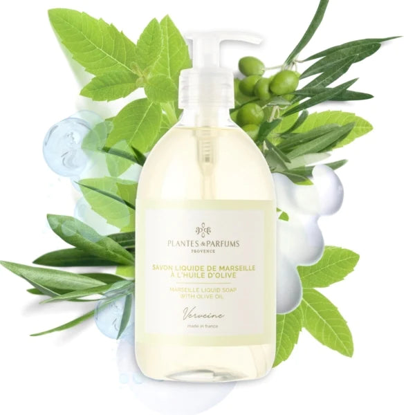 PLANTES & PARFUMS | Savon Liquide De Marseille - Verbena Scented Liquid Soap (Verveine)