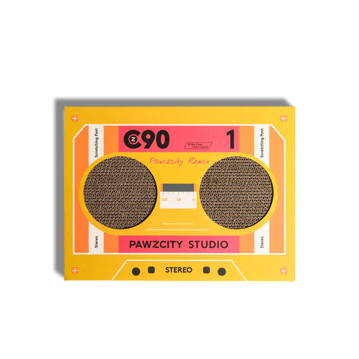 PAWZCITY | Vintage Tape Cat Scratching Board - B - Lozza’s Gifts & Homewares 