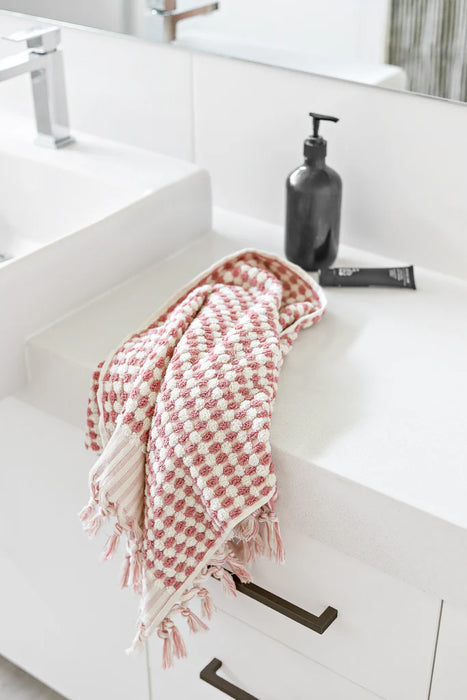 Miss April | Pompom Turkish Cotton Hand Towels