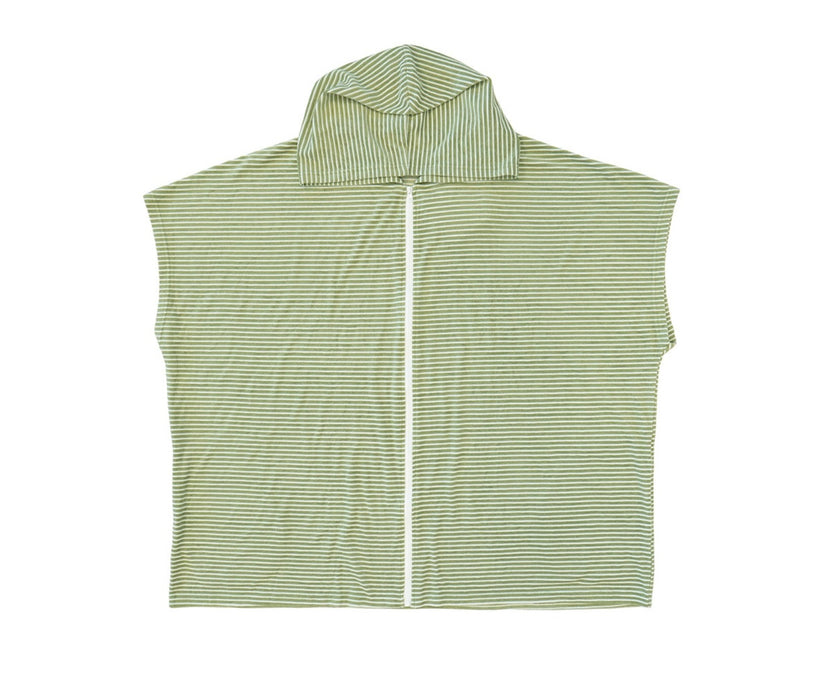 Bambury | Beach Poncho Front Adult Zip - Olive