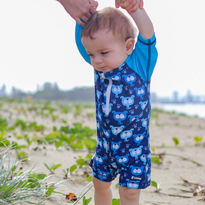 Boys Short Sleeve Sunsuit | DOGGY