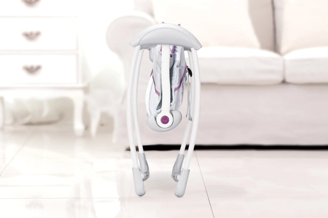 Love N Care Portable Swing - Purple - Lozza’s Gifts & Homewares 