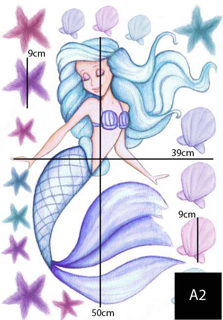 Wall Decals - Mermaid Pixie