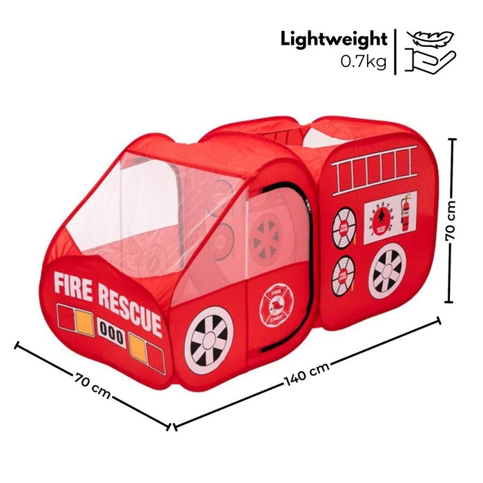 GOMINIMO Kids Fire fighting truck Tent (Red)