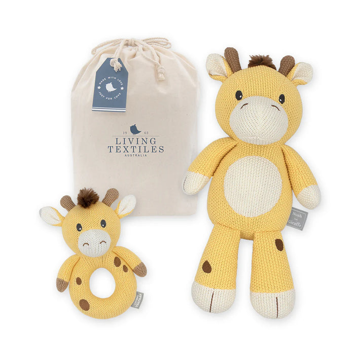 Living Textiles | Noah the Giraffe Whimsical Gift Set