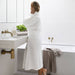 Bambury Microplush Bathrobe - White - Lozza’s Gifts & Homewares 