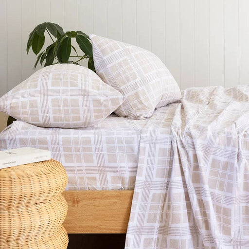 Bambury Spots Flannelette Sheet Set - Enid - Lozza’s Gifts & Homewares 