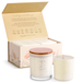 Byron Bay Scented Pure Soy Candle & Refill Candle Twin Gift Set - Coconut Lime - Lozza’s Gifts & Homewares 