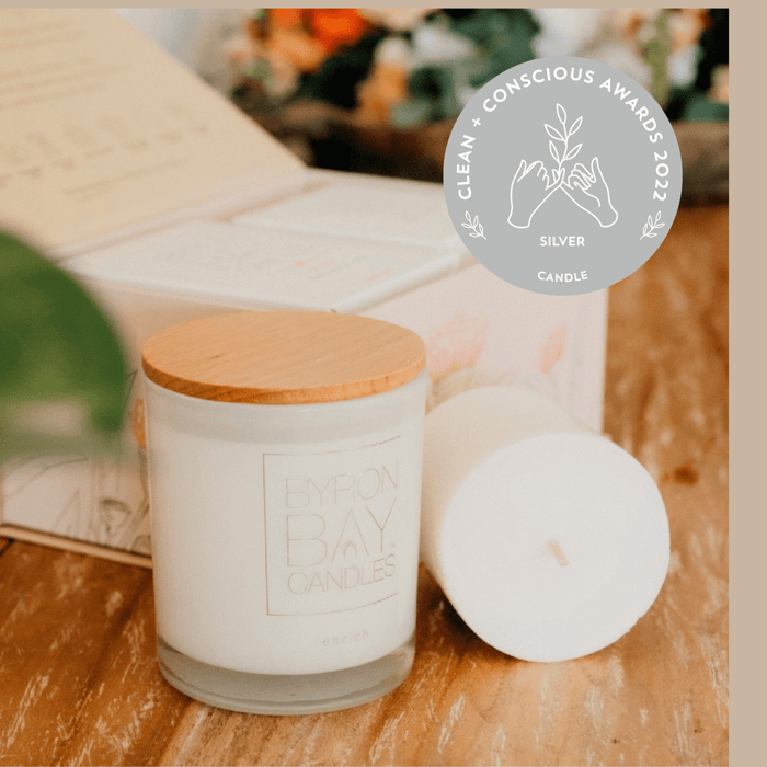 Byron Bay Scented Pure Soy Candle & Refill Candle Twin Gift Set - Coconut Lime - Lozza’s Gifts & Homewares 