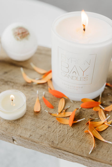 Byron Bay Scented Pure Soy Candles 50hr Gift Boxed - Enrich - Lozza’s Gifts & Homewares 