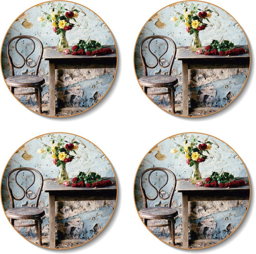 Cinnamon Blue Room Round Placemats Set of 4 - Lozza’s Gifts & Homewares 