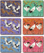 Cinnamon Cranes Coasters Set of 6 - Lozza’s Gifts & Homewares 