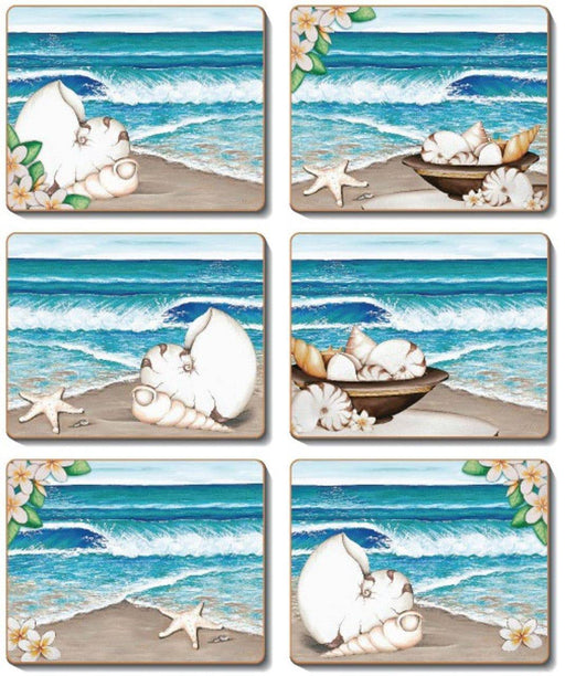 Cinnamon Paradise Coasters Set of 6 - Lozza’s Gifts & Homewares 