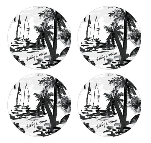 Cinnamon Round Calypso Capri Ink Placemats Set of 4 - Lozza’s Gifts & Homewares 