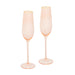 Cristina Re - Champagne Flute Rose Crystal Set of 2 - Lozza’s Gifts & Homewares 