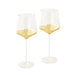 Wine Glass Estelle Gold Set of 2 - Lozza’s Gifts & Homewares 