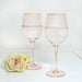 Wine Glass Rose Crystal - Set of 2 - Lozza’s Gifts & Homewares 