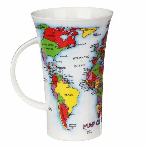 Dunoon - Glencoe Mug - Map of the World