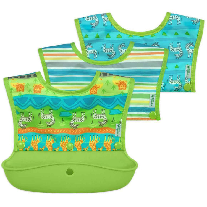 Snap & Go Silicone Food-catcher Bib - Lozza’s Gifts & Homewares 