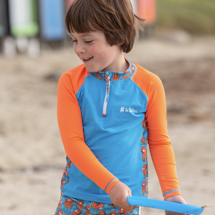 Boys Li'l Rascal Rashgaurd | 'O' is for Octopus