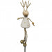 Pot Stake Reindeer White - Lozza’s Gifts & Homewares 