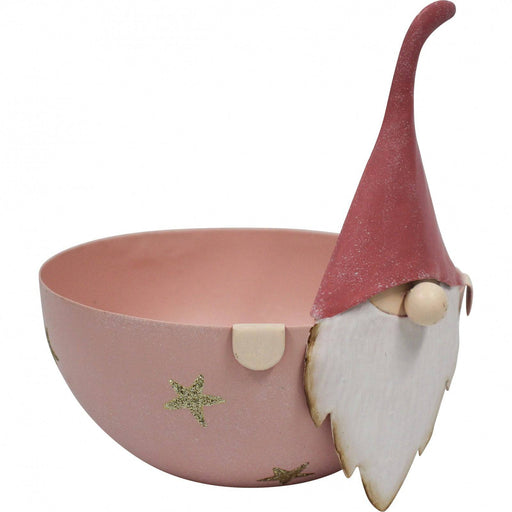 Santa Bowl Pink -  Medium - Lozza’s Gifts & Homewares 