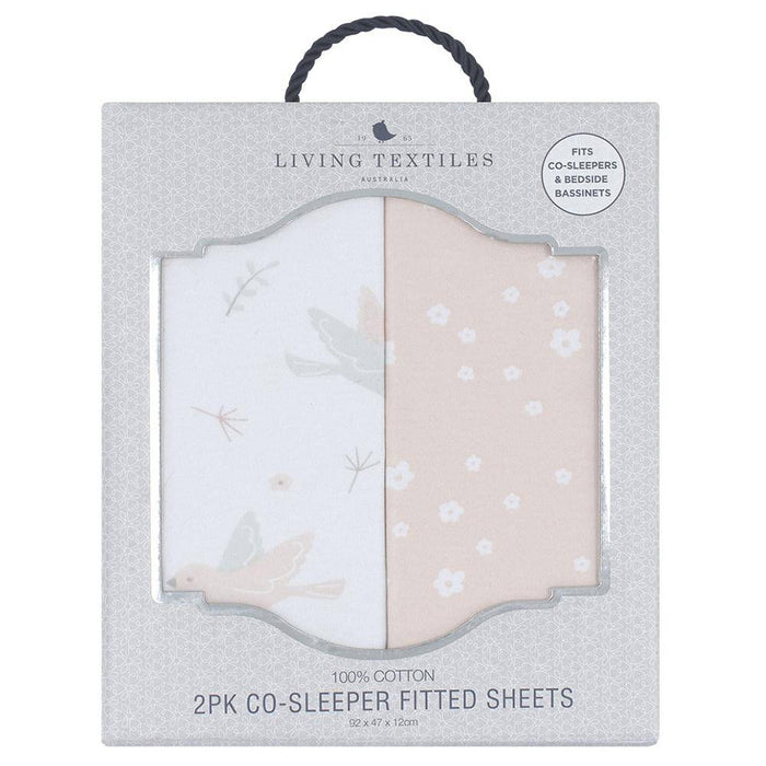 Jersey Co-Sleeper/Cradle Fitted Sheets 2 Pack - Ava - Lozza’s Gifts & Homewares 