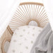 Organic Muslin Cradle/Co-Sleeper Fitted Sheets 2 Pk - Dandelion/Grey - Lozza’s Gifts & Homewares 