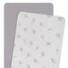 Organic Muslin Cradle/Co-Sleeper Fitted Sheets 2 Pk - Dandelion/Grey - Lozza’s Gifts & Homewares 