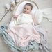 Organic Bassinet/Cradle Cellular Blanket - Natural White - Lozza’s Gifts & Homewares 