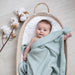 Organic Bassinet/Cradle Cellular Blanket - Sage - Lozza’s Gifts & Homewares 