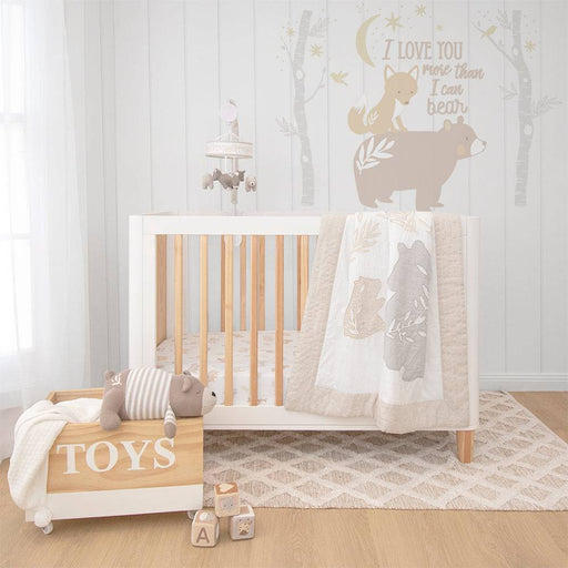 4-Piece Nursery Set - Bosco Bear - Lozza’s Gifts & Homewares 