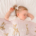 100% Cotton Whimsical Blush Fawn Baby Blanket - Lozza’s Gifts & Homewares 