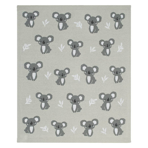 Australiana Baby Blanket - Koala/Grey - Lozza’s Gifts & Homewares 