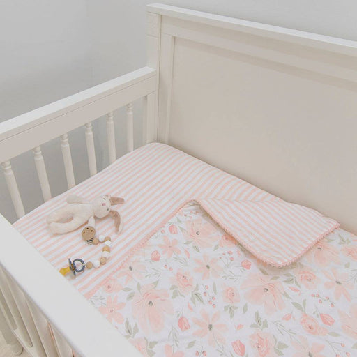 Quilted Cot Comforter - Meadow - Lozza’s Gifts & Homewares 