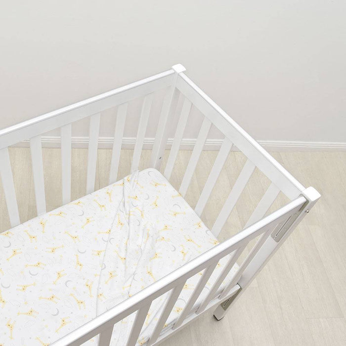 Childcare Cot fitted Sheet Set - Noah Giraffe - Lozza’s Gifts & Homewares 