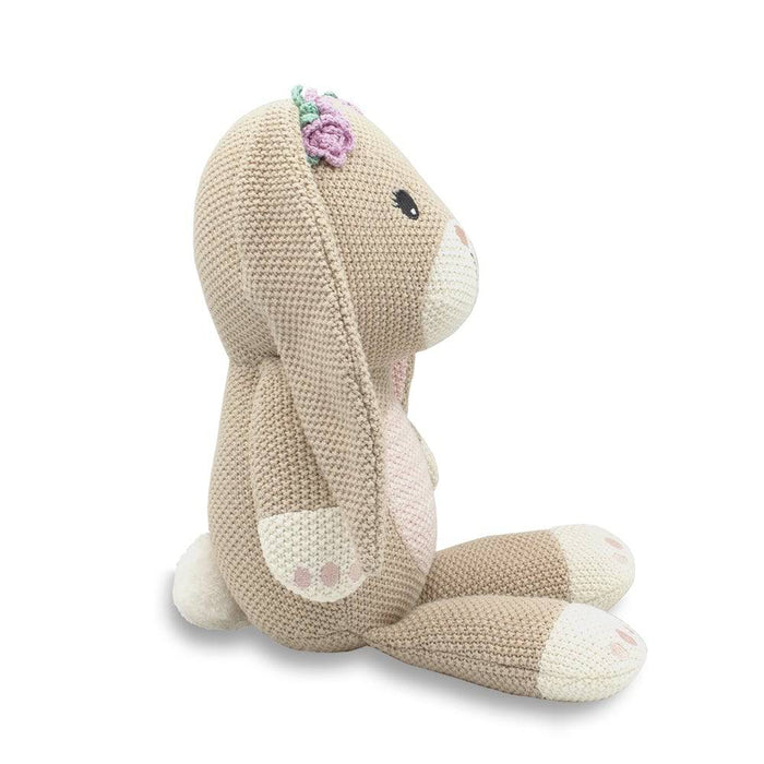 Amelia the Bunny Knitted Toy - Lozza’s Gifts & Homewares 