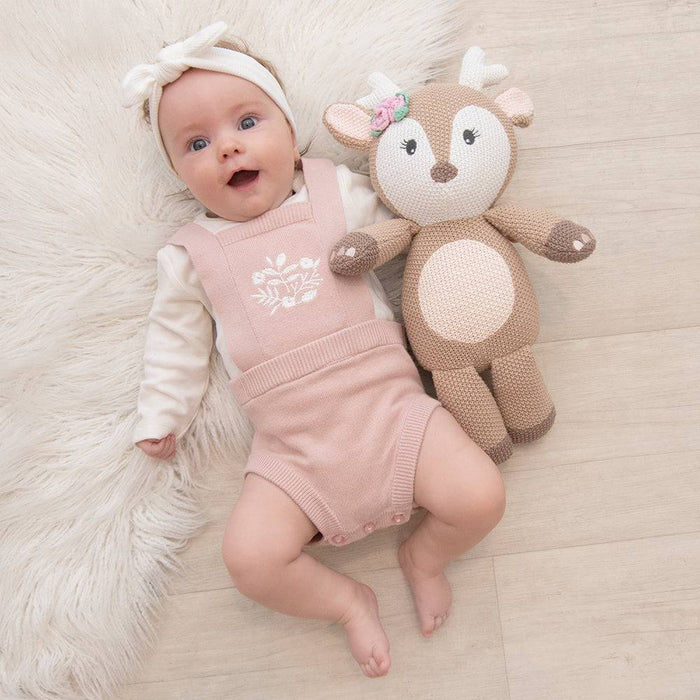 Ava the Fawn Knitted Toy - Lozza’s Gifts & Homewares 