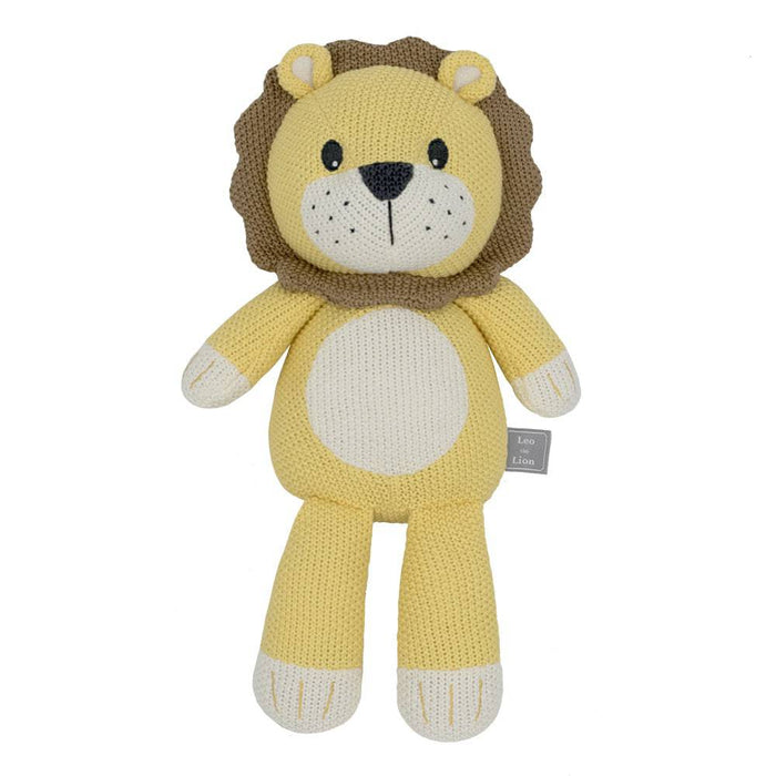 Leo the Lion Knitted Toy - Lozza’s Gifts & Homewares 