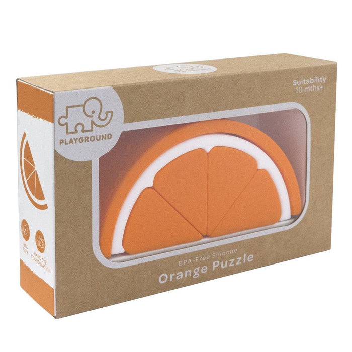 Silicone Orange Puzzle - Lozza’s Gifts & Homewares 