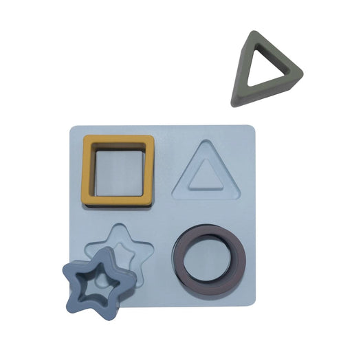 Silicone Shape Puzzle - Steel Blue - Lozza’s Gifts & Homewares 