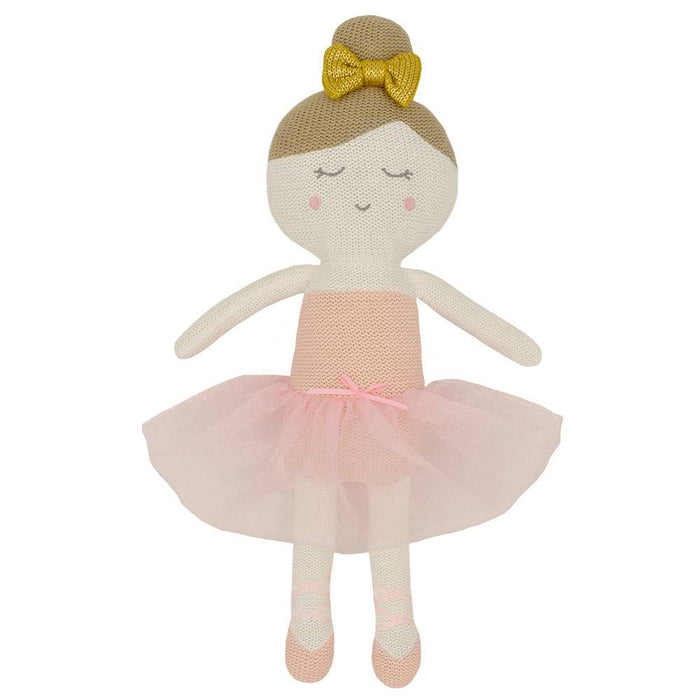 Sophia the Ballerina Knitted Toy - Lozza’s Gifts & Homewares 