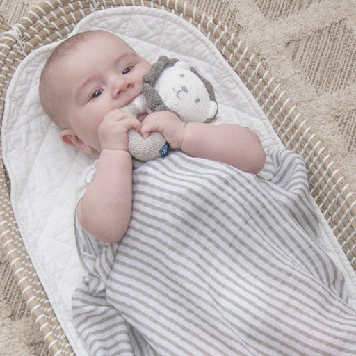 Austin the Lion Rattle & Muslin Gift Set - Lozza’s Gifts & Homewares 