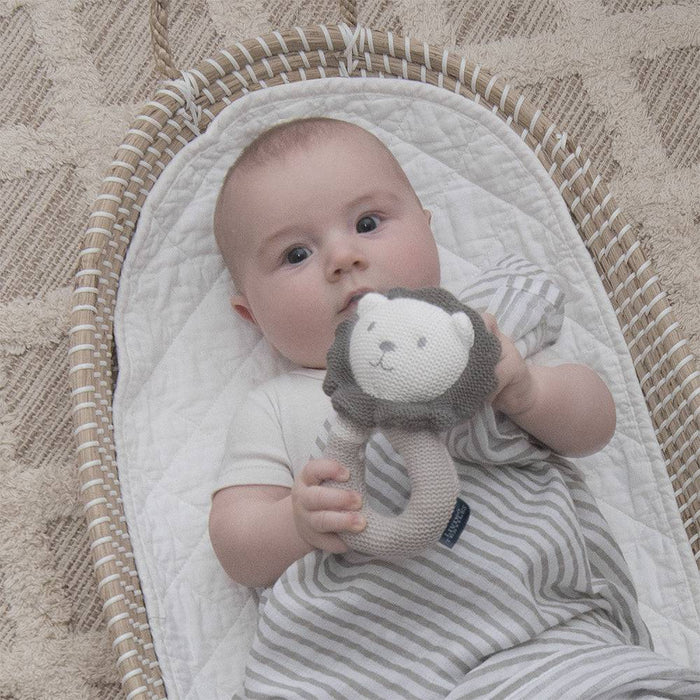 Austin the Lion Rattle & Muslin Gift Set - Lozza’s Gifts & Homewares 