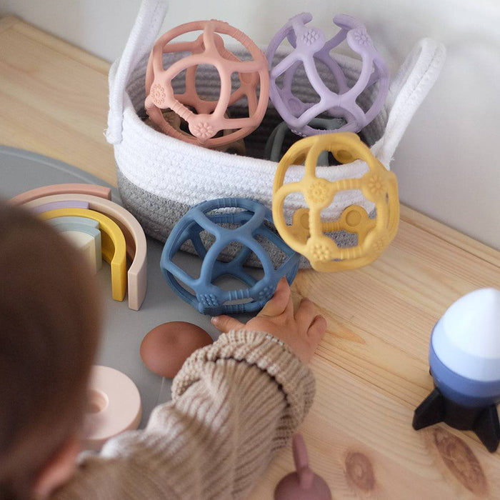 Silicone Teething Ball - Sunshine - Lozza’s Gifts & Homewares 