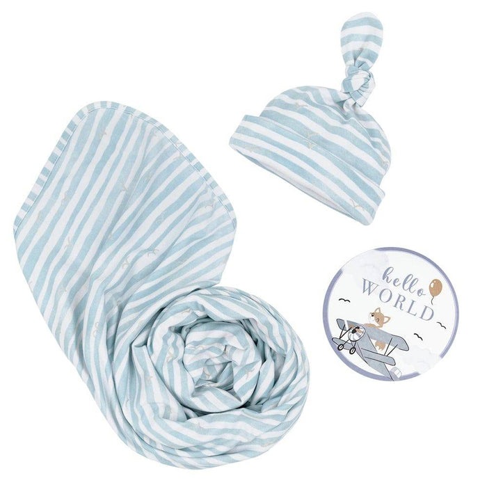 Hello World Gift Set - Stripes - Lozza’s Gifts & Homewares 