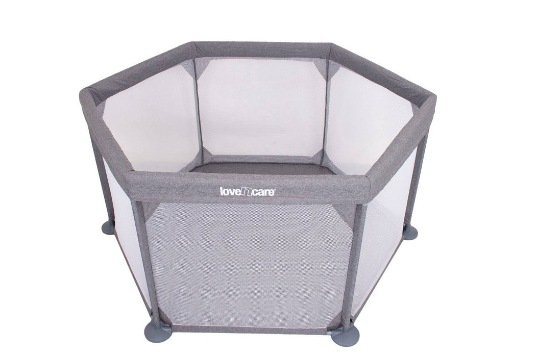 Portable Play Yard Cot - Grey - Lozza’s Gifts & Homewares 