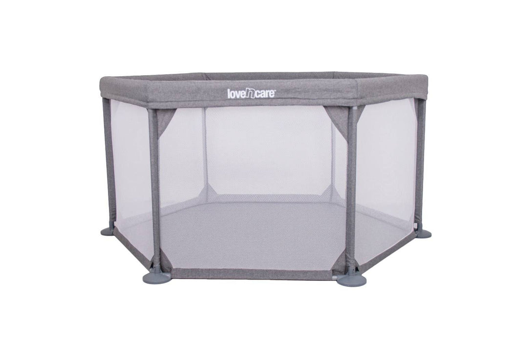 Portable Play Yard Cot - Grey - Lozza’s Gifts & Homewares 