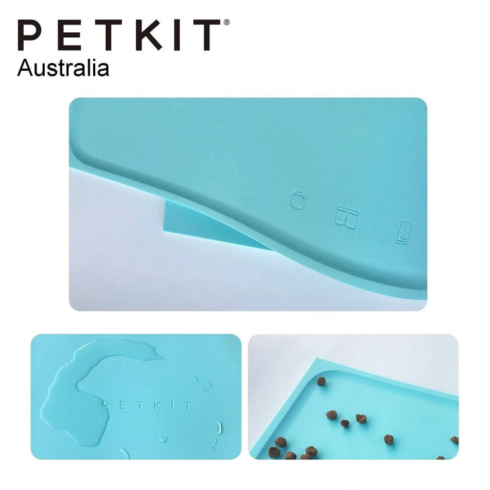 Pet Food & Water Anti-slip Mat - Grey/White or Blue - Lozza’s Gifts & Homewares 